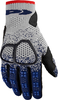 Spidi Cross Knit,  gloves,  color: Black/Grey/Blue,  size: XL