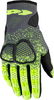 Spidi Cross Knit,  gloves,  color: Grey/Black/Neon-Yellow,  size: S