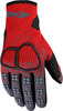 Spidi Cross Knit,  gloves,  color: Red/Black/Grey,  size: XXL