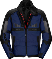 Spidi Crossmaster,  textile jacket H2Out,  color: Dark Blue/Black,  size: 4XL
