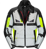 Spidi Crossmaster,  textile jacket H2Out,  color: Light Grey/Black/Neon-Yellow,  size: XL