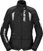 Spidi Crossmaster,  textile jacket H2Out women,  color: Black,  size: XXL