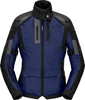 Spidi Crossmaster,  textile jacket H2Out women,  color: Dark Blue/Black,  size: XXL