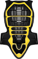 Spidi Defender,  chest/back protector,  color: Black/Yellow,  size: Z121 - M