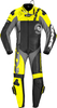 Spidi DP-Progressive Pro,  leather suit 1pcs. perf,  color: Black/Neon-Yellow/Grey,  size: 54