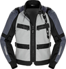 Spidi Enduro Pro,  textile jacket,  color: Black/Light Grey/Grey,  size: 3XL