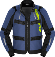 Spidi Enduro Pro,  textile jacket,  color: Blue/Black/Yellow,  size: XXL