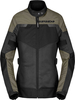 Spidi Equinox Net Windout,  textile jacket women,  color: Black/Olive,  size: XXL