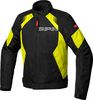 Spidi Flash Evo Net Windout,  textile jacket,  color: Black/Neon Yellow,  size: M