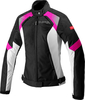 Spidi Flash Evo,  textile jacket women,  color: Black/Pink,  size: XXL