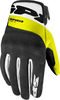 Spidi Flash-KP,  gloves,  color: Black/Neon-Yellow,  size: M