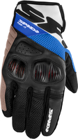 Spidi Flash-R Evo,  gloves,  color: Black/White/Blue,  size: S