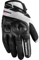Spidi Flash-R Evo,  gloves women,  color: Black/White,  size: L