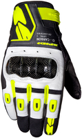 Spidi G-Carbon,  gloves,  color: Black/White/Neon-Yellow,  size: XXL