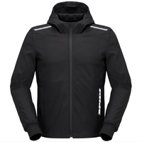 Spidi Hoodie Armor Light,  textile jacket,  color: Black,  size: S