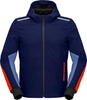 Spidi Hoodie Armor Light,  textile jacket,  color: Dark Blue/Red/Light Blue,  size: XXL