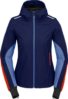 Spidi Hoodie Armor Light,  textile jacket women,  color: Dark Blue/Red/Light Blue,  size: S