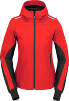 Spidi Hoodie Armor Light,  textile jacket women,  color: Red/Black,  size: XL