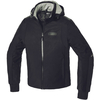 Spidi Hoodie Armor,  textile jacket H2Out,  color: Black,  size: S