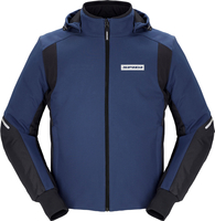 Spidi Hoodie Armor,  textile jacket H2Out,  color: Black/Blue,  size: L