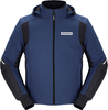 Spidi Hoodie Armor,  textile jacket H2Out,  color: Black/Blue,  size: S