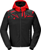 Spidi Hoodie Evo Sport,  textile jacket,  color: Black/Red/Grey,  size: 3XL
