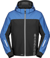 Spidi Hoodie II,  textile jacket H2Out,  color: Black/Light Blue,  size: 3XL