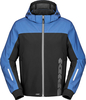 Spidi Hoodie II,  textile jacket H2Out,  color: Black/Light Blue,  size: L