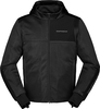 Spidi Hoodie Net,  textile jacket,  color: Black,  size: L