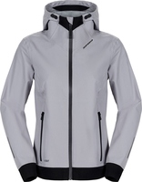 Spidi Hoodie Shell D295,  textile jacket H2Out women,  color: Light Grey/Black,  size: L