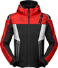 Spidi Hoodie Warrior,  textile jacket,  color: Black/Red/White,  size: XL