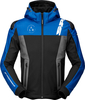 Spidi Hoodie Warrior,  textile jacket,  color: Blue/Black/Grey,  size: L