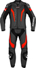 Spidi Laser Touring,  leather suit 2pcs.,  color: Black/Red,  size: 54