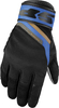 Spidi Neo-S,  gloves,  color: Black/Blue,  size: 3XL