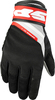 Spidi Neo-S,  gloves women,  color: Black/White/Red,  size: L