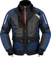 Spidi Net,  textile jacket H2Out,  color: Black/Blue,  size: XXL