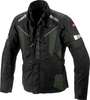 Spidi Outlander,  textile jacket H2Out,  color: Dark Green/Black,  size: 4XL