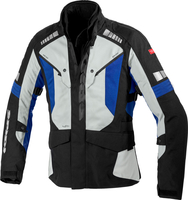 Spidi Outlander,  textile jacket H2Out,  color: Light Grey/Black/Blue,  size: XXL