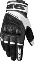 Spidi Power Carbon,  gloves,  color: Black/White,  size: S