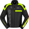 Spidi Progressive Net,  textile jacket,  color: Black/Neon-Yellow,  size: S