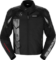 Spidi Progressive Tex,  textile jacket,  color: Black/Grey,  size: M
