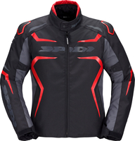 Spidi Race-Evo,  textile jacket H2Out,  color: Black/Grey/Red,  size: 4XL