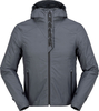 Spidi Rain Hoodie X98,  textile jacket H2Out,  color: Grey,  size: 4XL