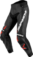 Spidi RR Pro 2,  leather pants,  color: Black/Red,  size: 48