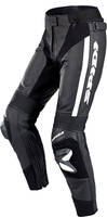 Spidi RR Pro 2,  leather pants woman,  color: Black/White,  size: 40