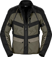 Spidi RW,  textile jacket H2Out,  color: Green/Black,  size: 4XL