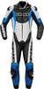 Spidi Sport Warrior Pro,  leather suit 1pcs perforated,  color: White/Blue,  size: 54