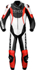 Spidi Sport Warrior Touring,  leather suit 2pcs.,  color: Black/Red,  size: 46