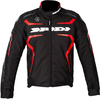 Spidi Sportmaster,  textile jacket H2Out,  color: Black/Red,  size: M