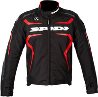 Spidi Sportmaster,  textile jacket H2Out,  color: Black/Red,  size: M